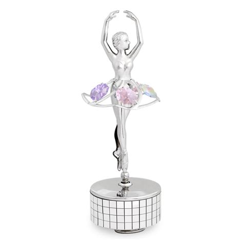 metal ballerina music box|ballerina figurine music box.